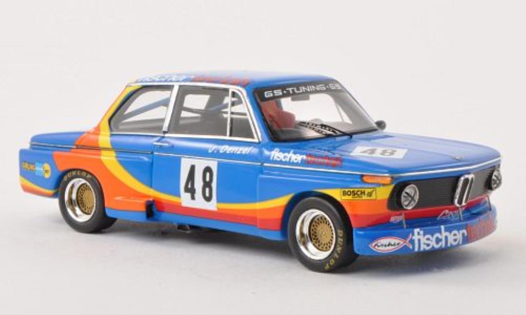 Bmw 2002 Tii 1/43 Spark Tii No.48 Fischer Technik DRM Norisring 1976 diecast model cars