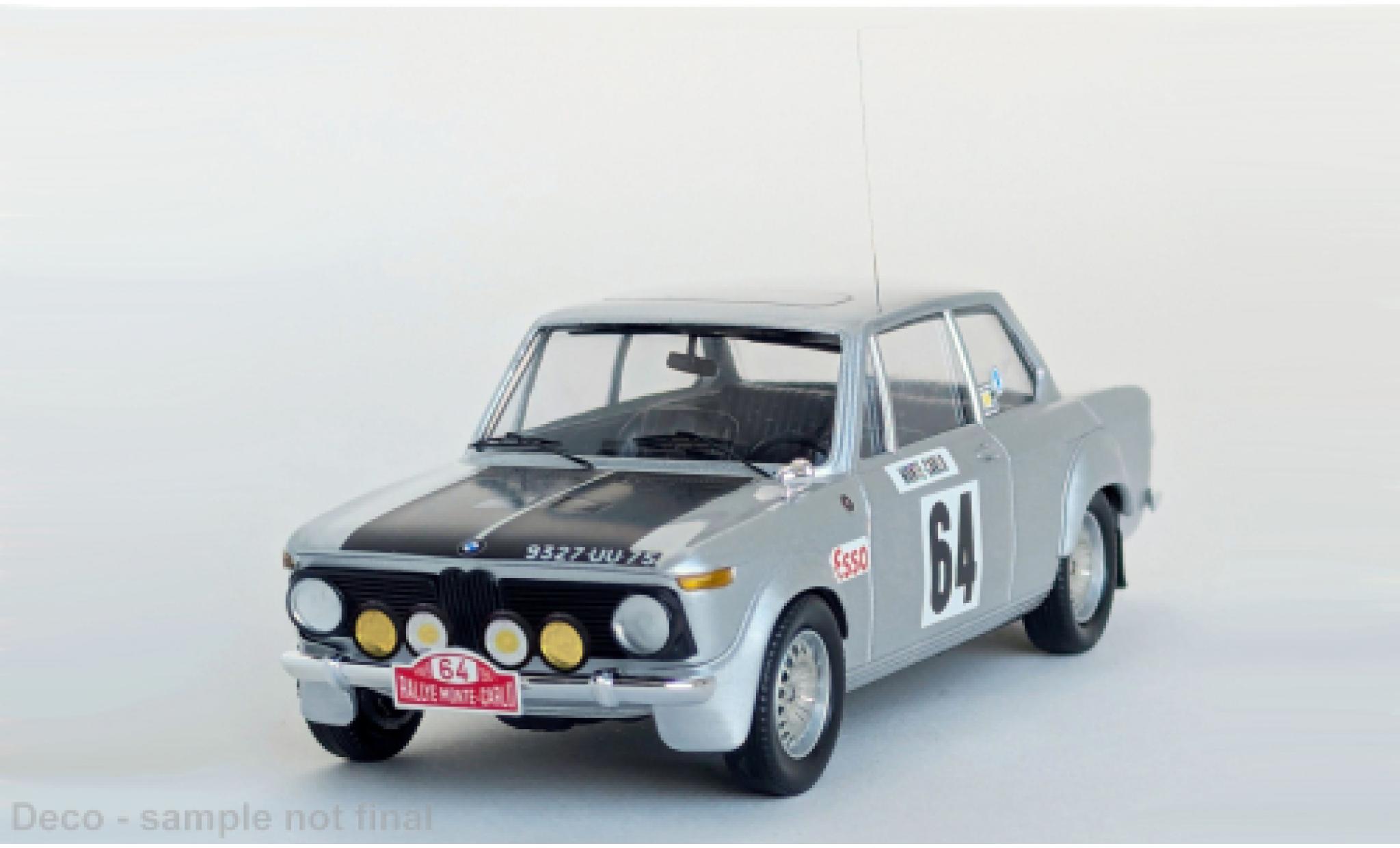 Bmw 2002 1/43 Trofeu Ti Rally Monte Carlo 1969 #64 P.Maublanc/C.Pitt 1:43 diecast model cars