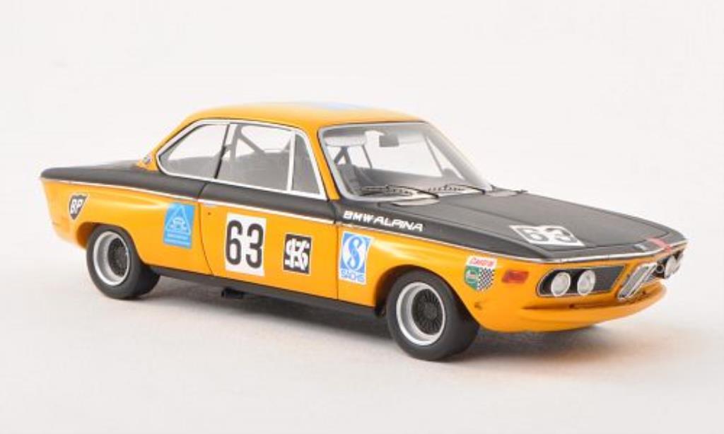 Bmw 2800 E9 1/43 Spark E9 CS No.63 Alpina 300km Nurburgring 1970 diecast model cars