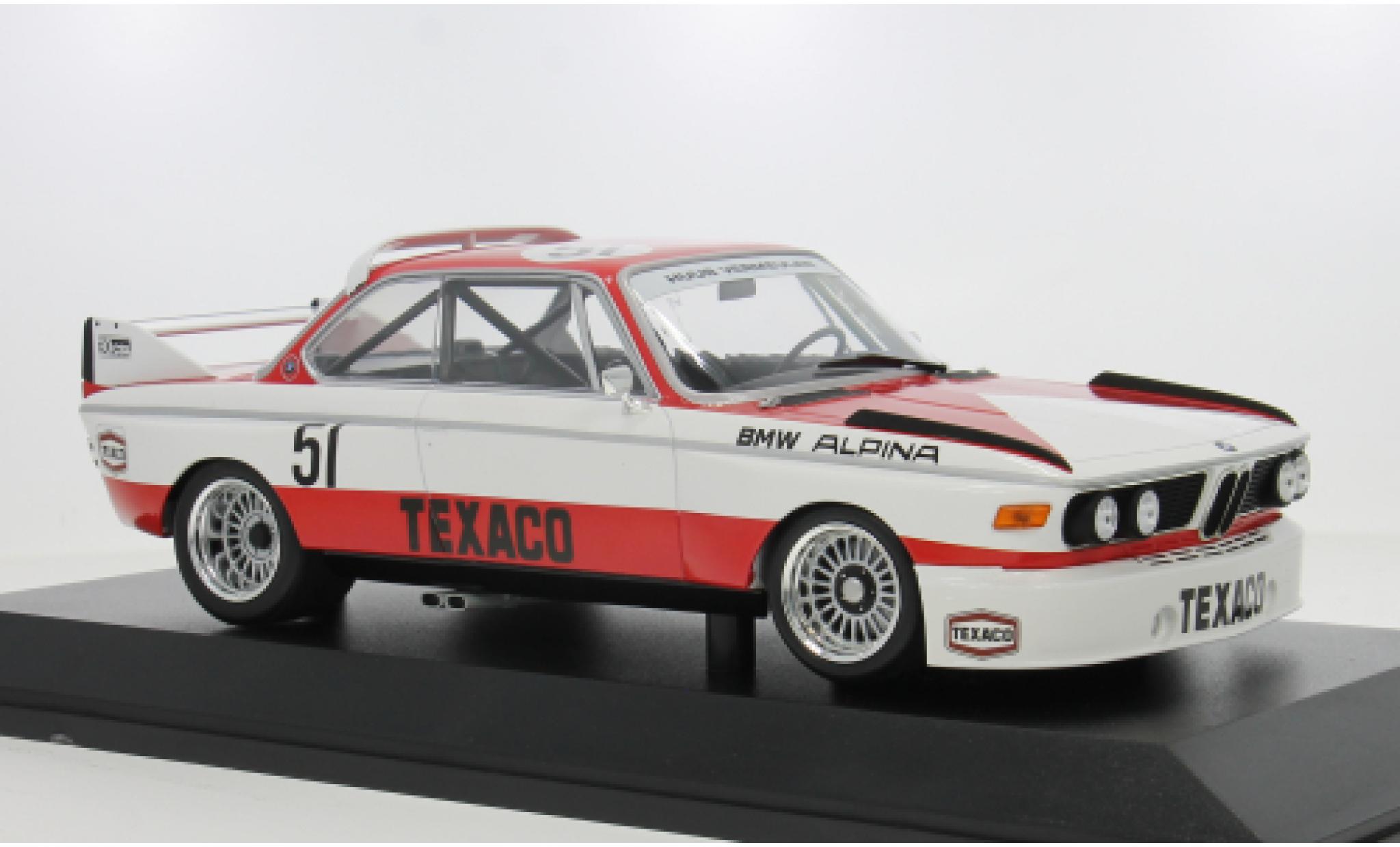 Bmw 3.0 1/18 Minichamps CSL GP Zandvoort 1974 Team Marlboro H.Vermeulen 1:18 diecast model cars