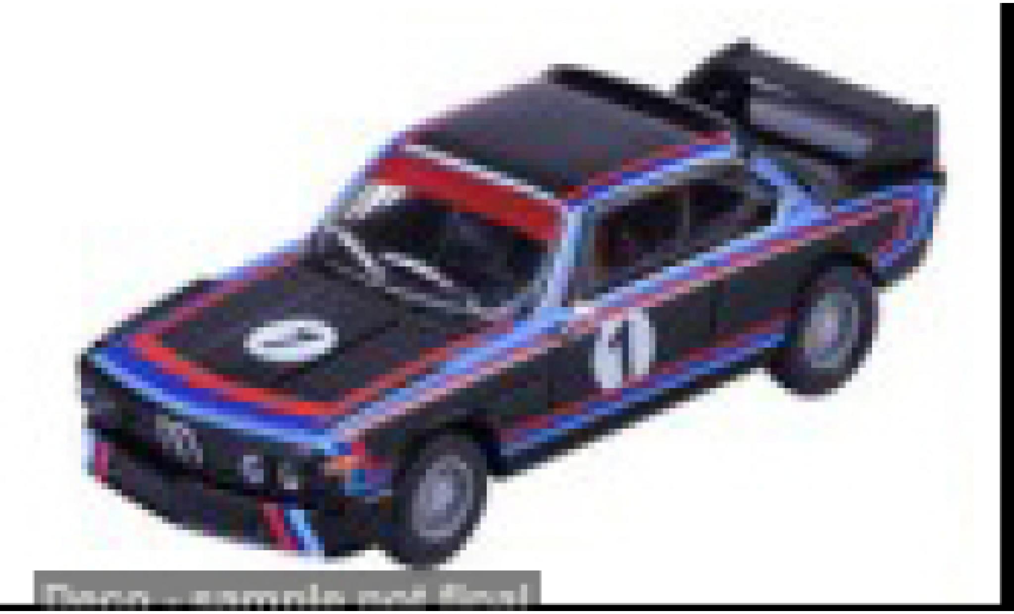 Bmw 3.0 1/64 Majorette CSL black/Dekor 1975 1:64 diecast model cars