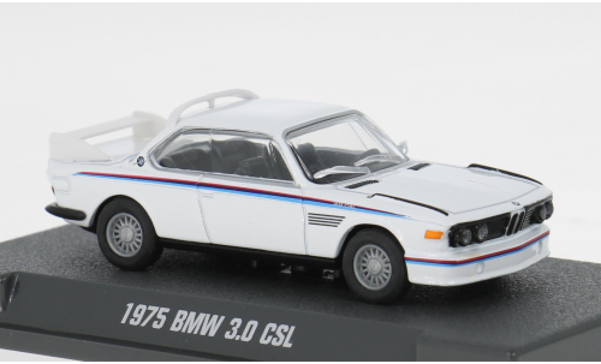 Bmw 3.0 1/64 Majorette CSL white/Dekor 1975 1:64 diecast model cars