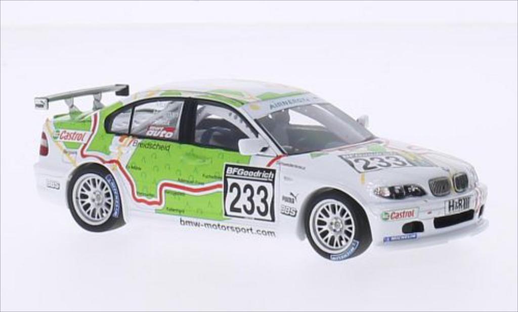 Bmw 320 E46 1/43 Minichamps E46 i (E46/4) No.233 Schubert Motorsport VLN Nurburgring 2005 /Huismann diecast model cars