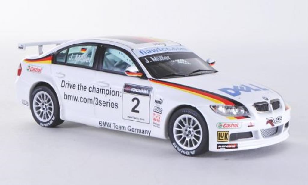 Bmw 320 WTCC 1/43 Spark WTCC Si No.2 Muller WTCC 2007 diecast model cars