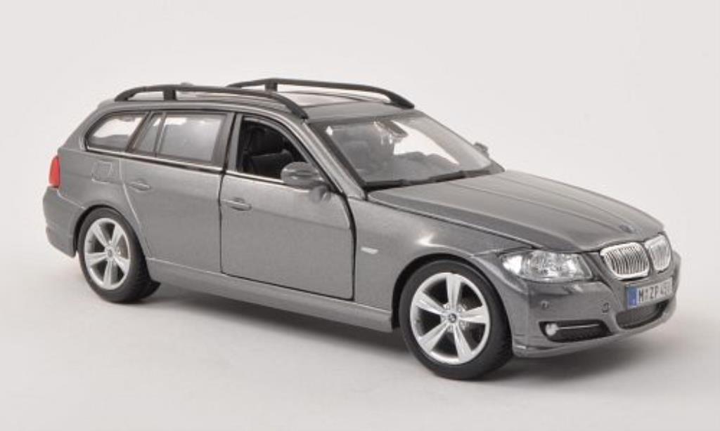 Bmw 335 E91 1/24 Burago E91 (E91) Touring grey diecast model cars