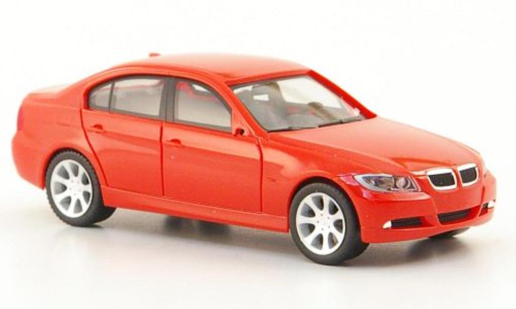 Bmw 330 E90 1/87 Herpa E90 Limousine (E90) red 2005 diecast model cars