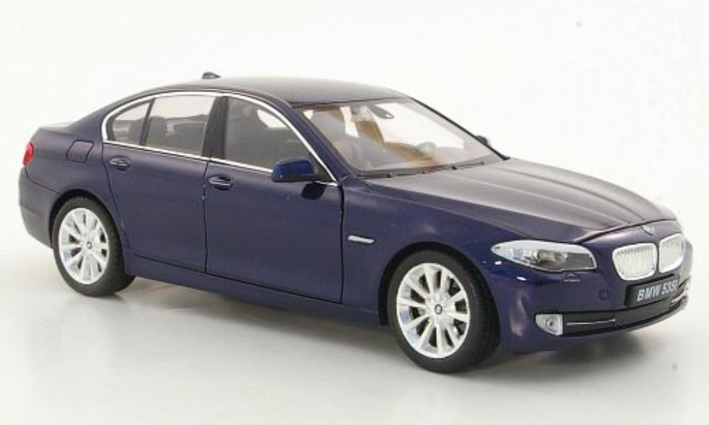 Bmw 535 1/24 Welly i (F10) blue diecast model cars