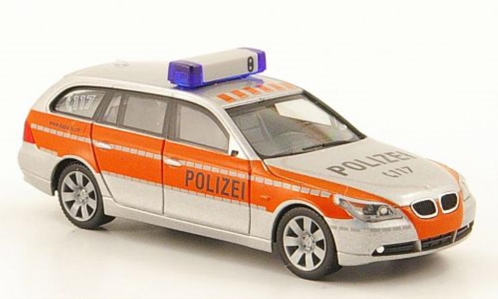 Bmw 520 E61 1/87 Herpa E61 d Touring Police Schweiz diecast model cars