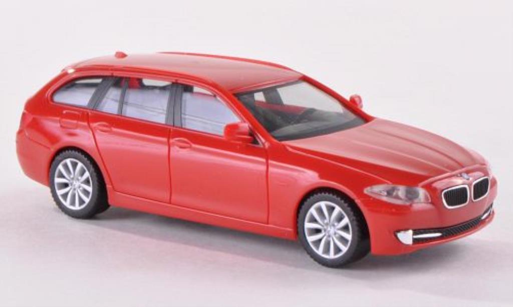 Bmw 530 F11 1/87 Herpa F11 i Touring red diecast model cars