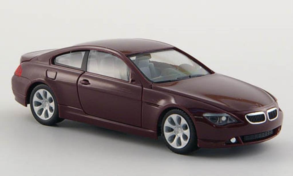 Bmw 650 E63 1/87 Herpa E63 Coupe red 2004 diecast model cars