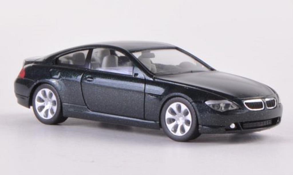 Bmw 635 E63 1/87 Herpa E63 d Coupe grun 2004 diecast model cars