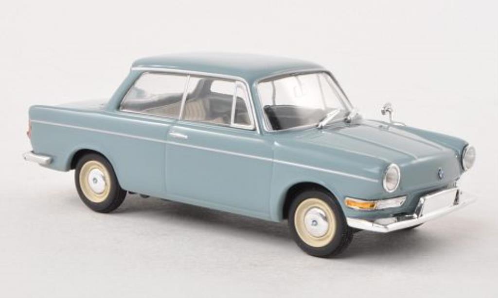 Bmw 700 1/43 Minichamps LS blue-grey 1960 diecast model cars