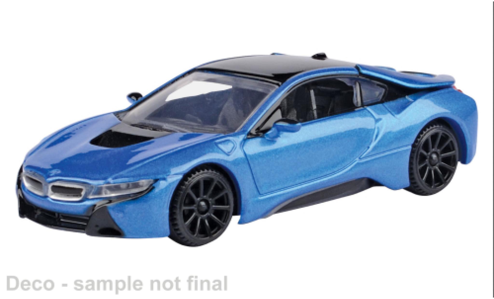 Bmw i8 1/43 Motormax blue/black 2018 1:43 diecast model cars