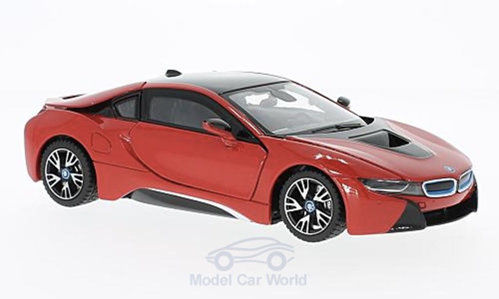 Bmw i8 1/24 Rastar red diecast model cars