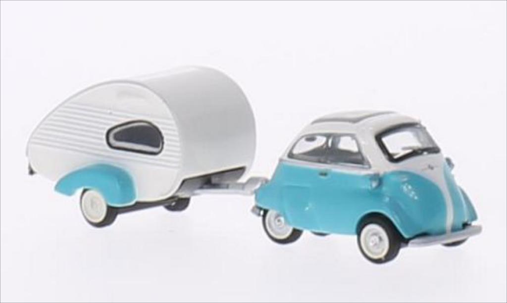 Bmw Isetta 1/87 Schuco Export turkis/white diecast model cars