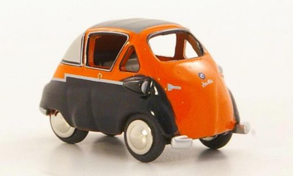 Bmw Isetta 1/87 Bub Standard orange/black diecast model cars