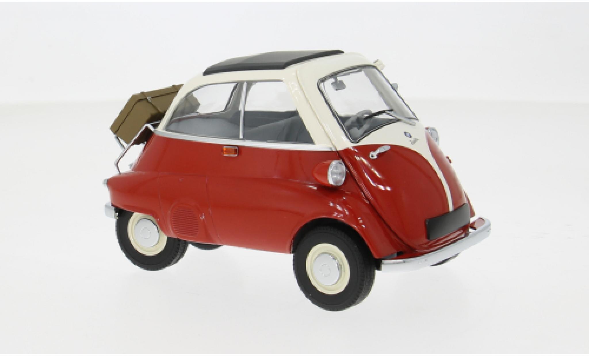 Bmw Isetta 1/18 Minichamps white/red 1955 1:18 diecast model cars