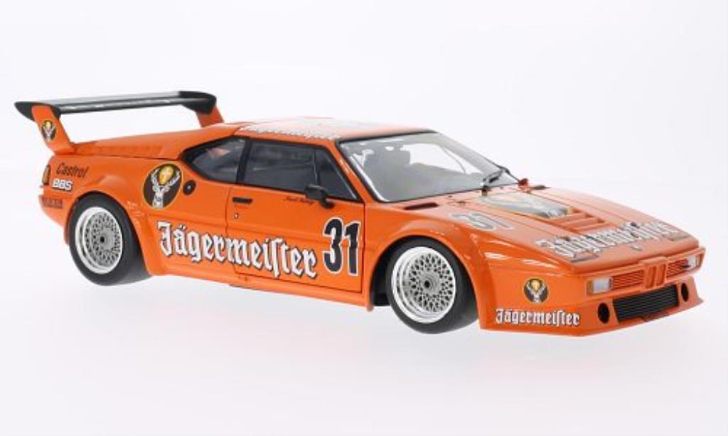 Bmw M1 1982 1/18 Minichamps 1982 No.31 Jagermeister DRT Nurburgring 1982 diecast model cars
