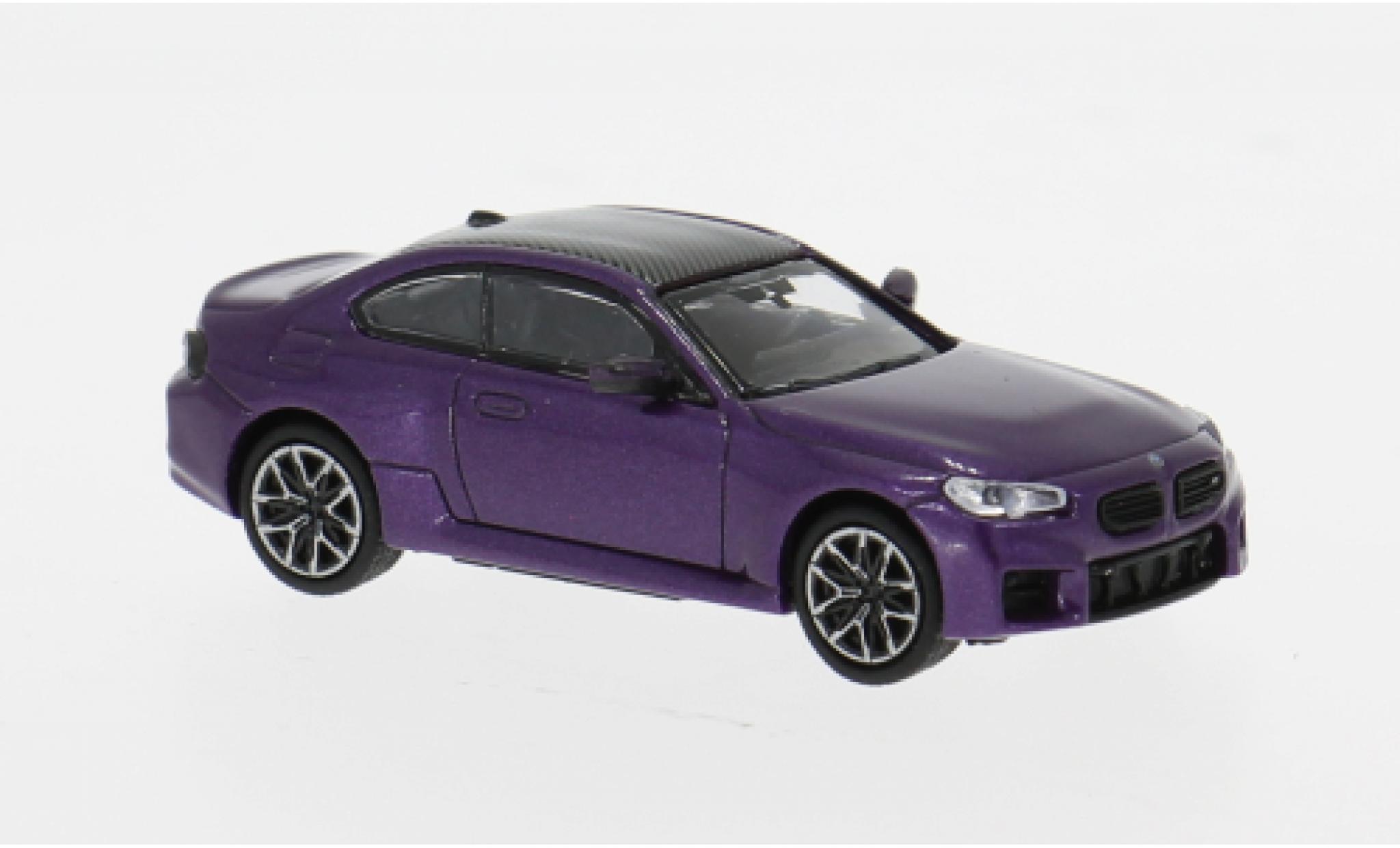 Bmw M2 1/87 Minichamps purple 2023 1:87 diecast model cars