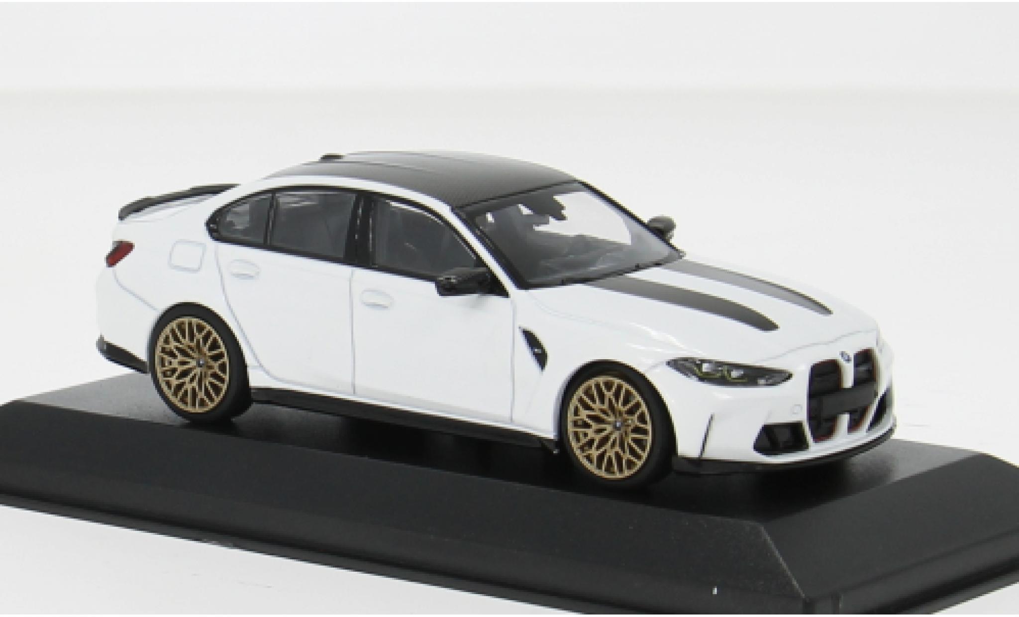 Bmw M3 1/43 Minichamps CS white/black 2023 1:43 diecast model cars