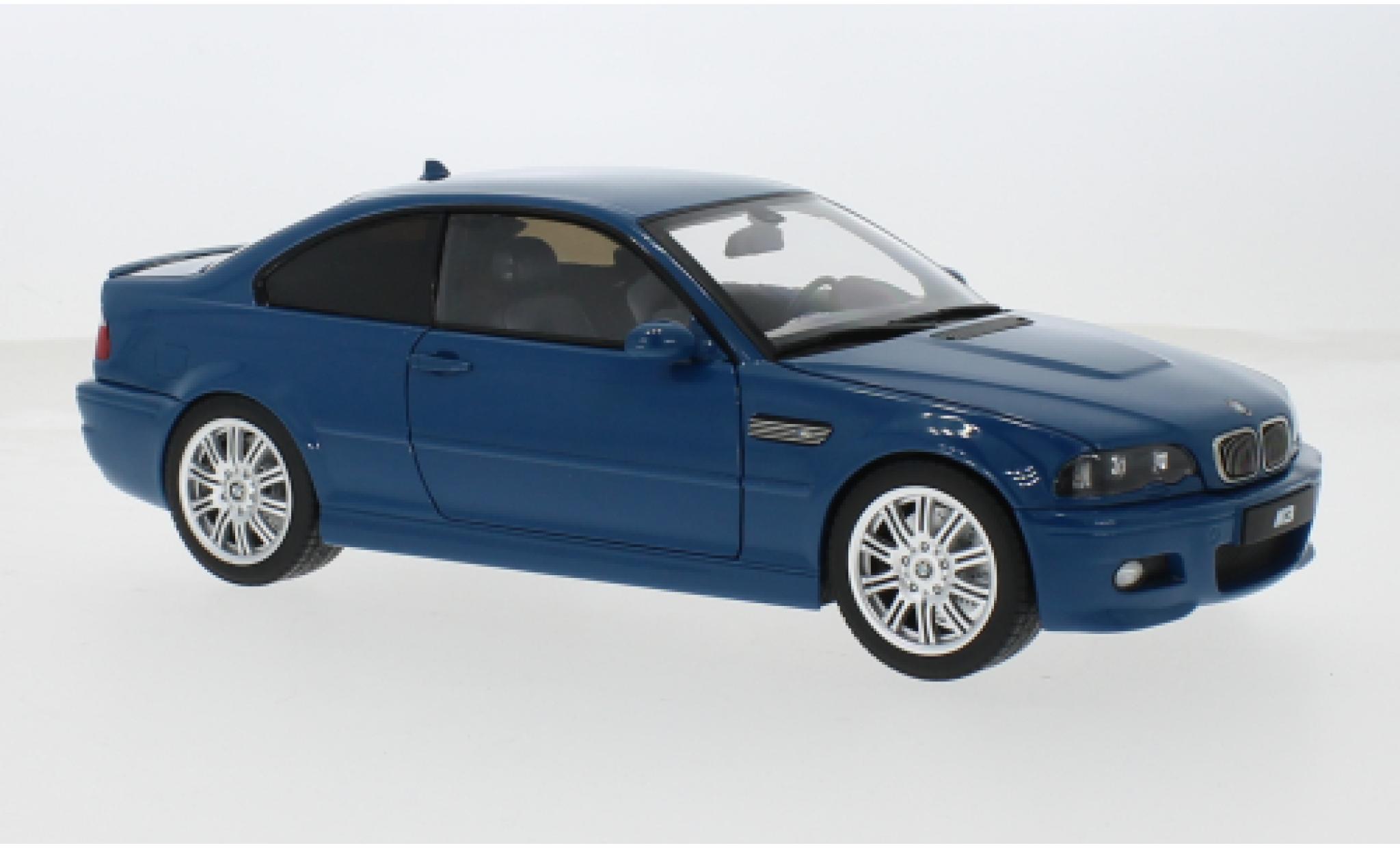 Bmw M3 1/18 Norev CSL E46 blue 1:18 diecast model cars