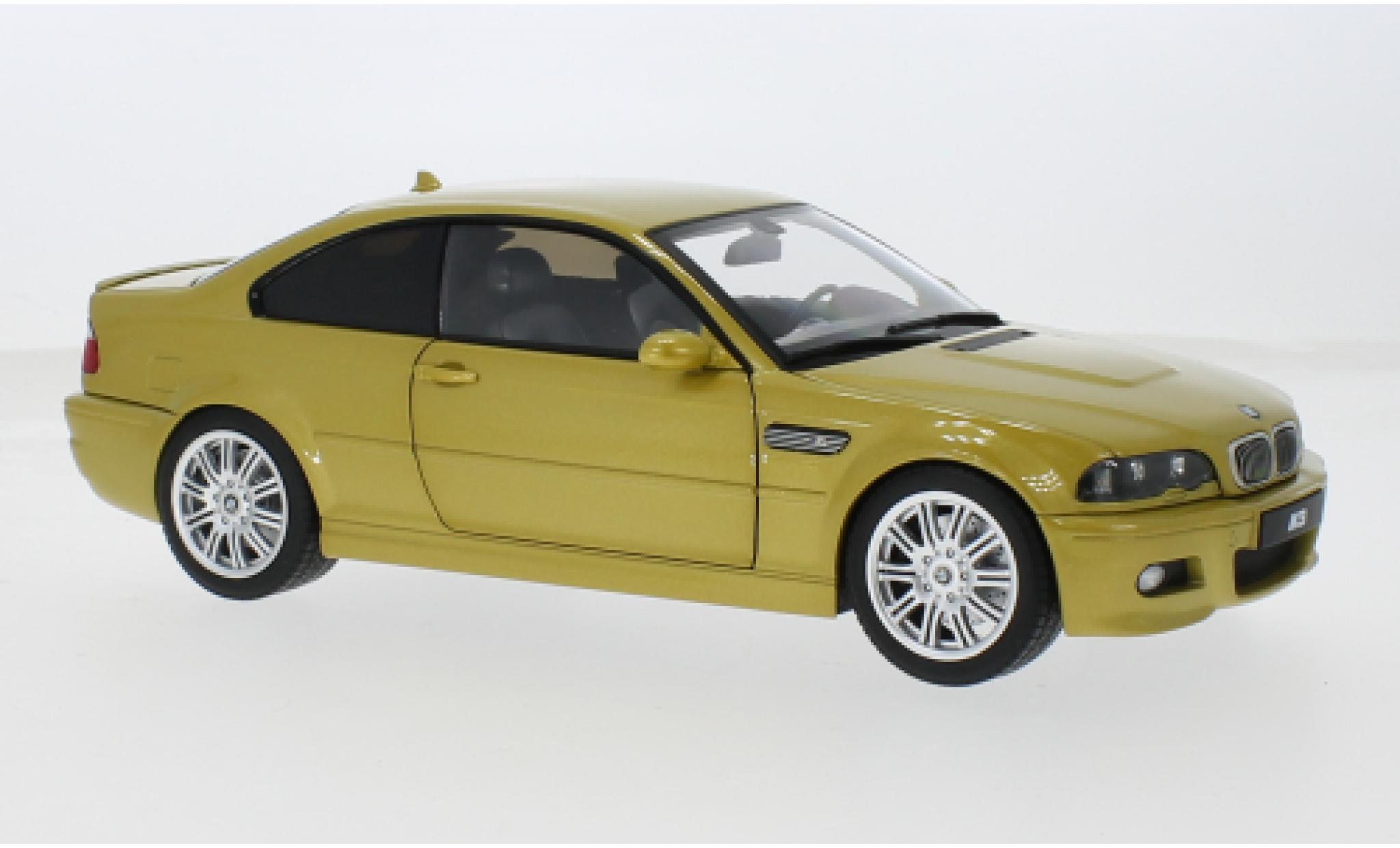 Bmw M3 1/18 Norev CSL E46 gold 1:18 diecast model cars