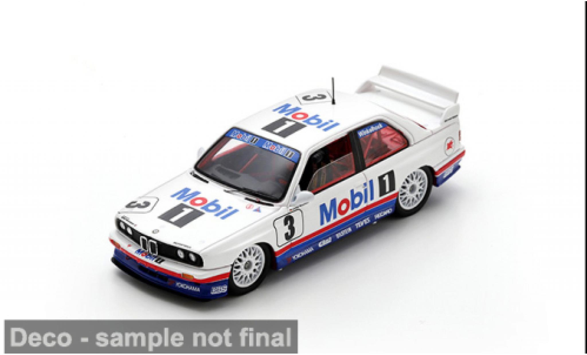 Bmw M3 1/43 Spark (E30) Macau GT Cup 1992 Macau Guia Race #3 J.Winkelhock 1:43 diecast model cars
