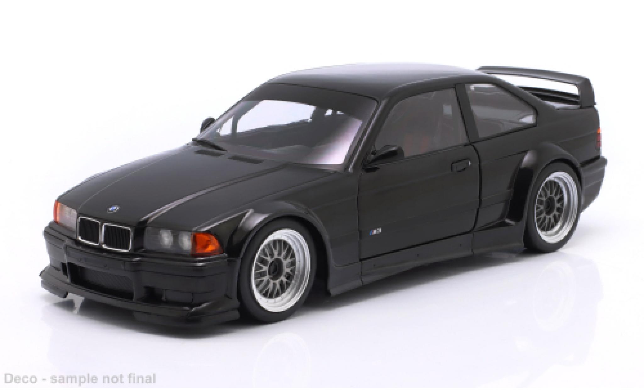 Bmw M3 1/18 Werk83 E36 GTR black 1:18 diecast model cars