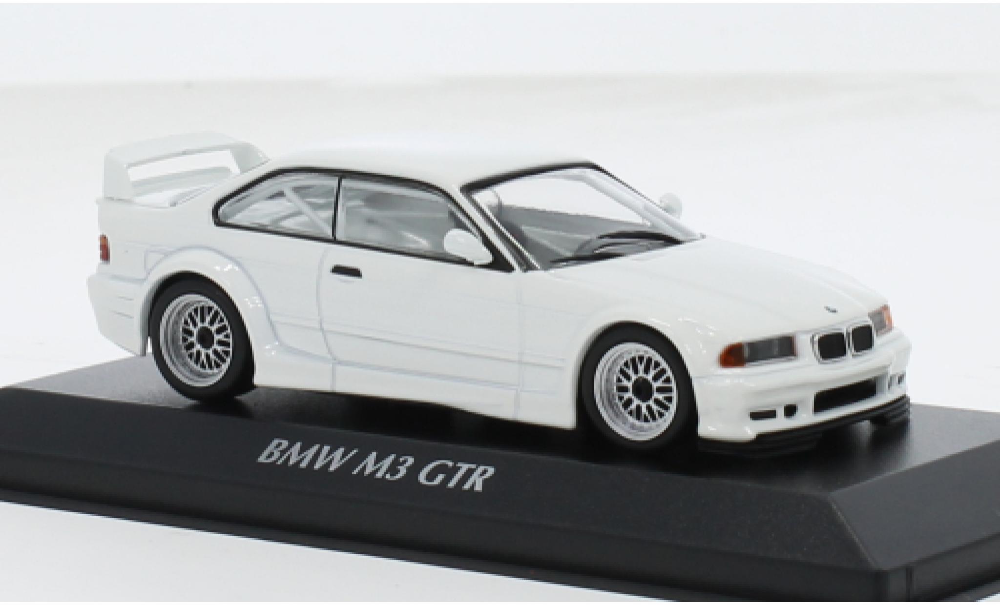 Bmw M3 1/43 Maxichamps (E36) GTR white 1:43 diecast model cars