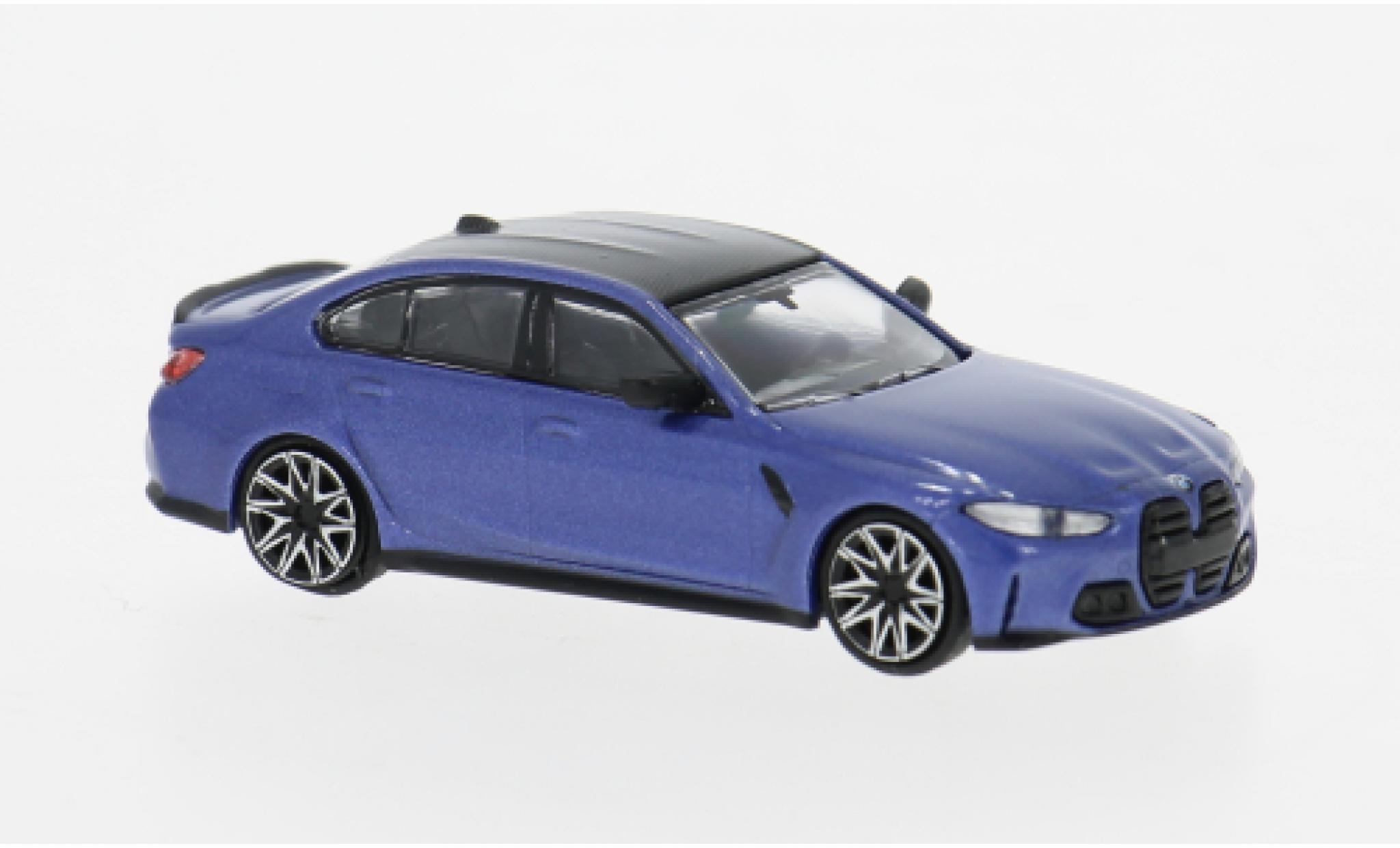 Bmw M3 1/87 Minichamps (G80) blue 2020 1:87 diecast model cars
