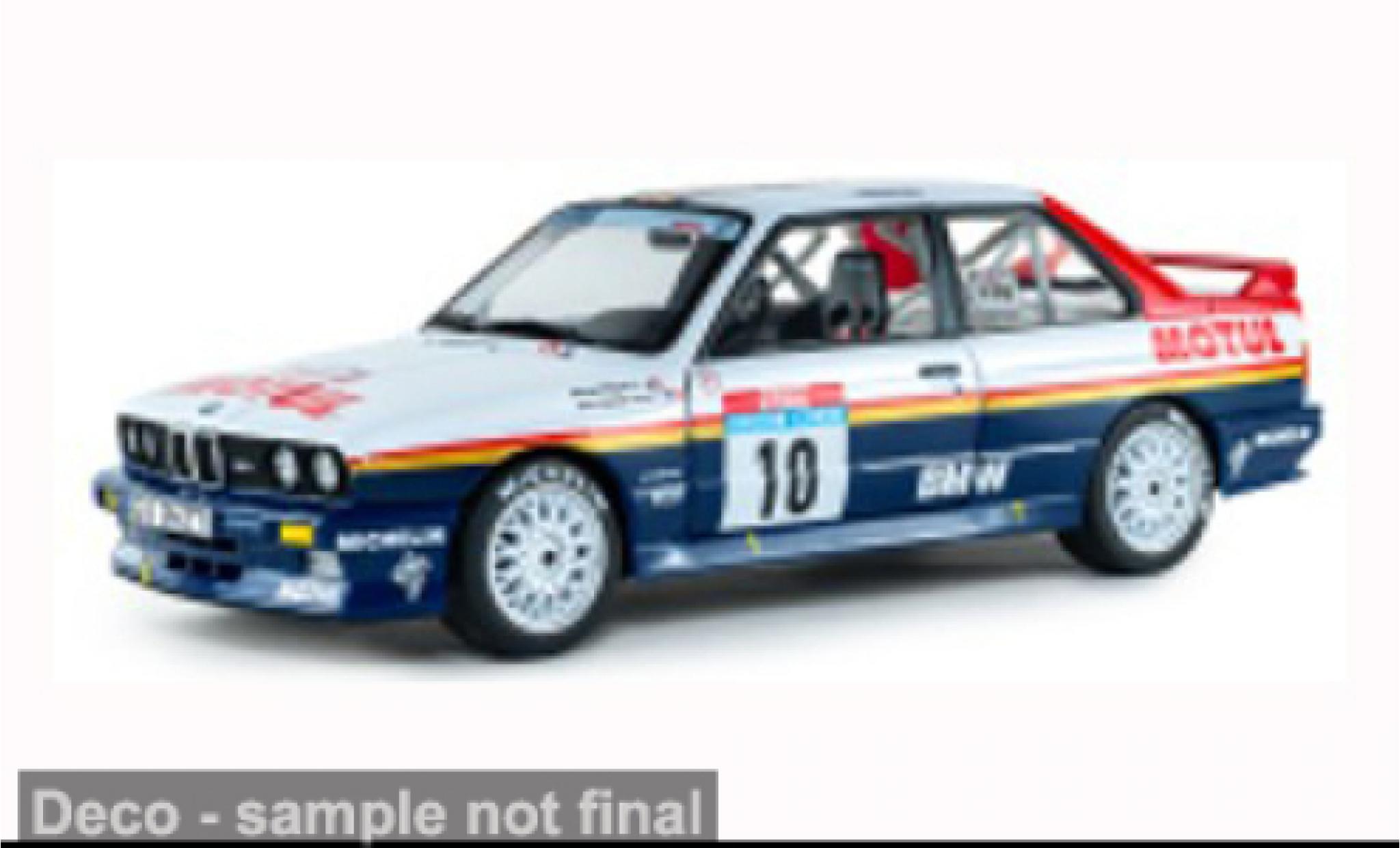Bmw M3 1/18 Solido Rallye Tour de Corse 1987 #10 B.Beguin/J-J.Lenne 1:18 diecast model cars