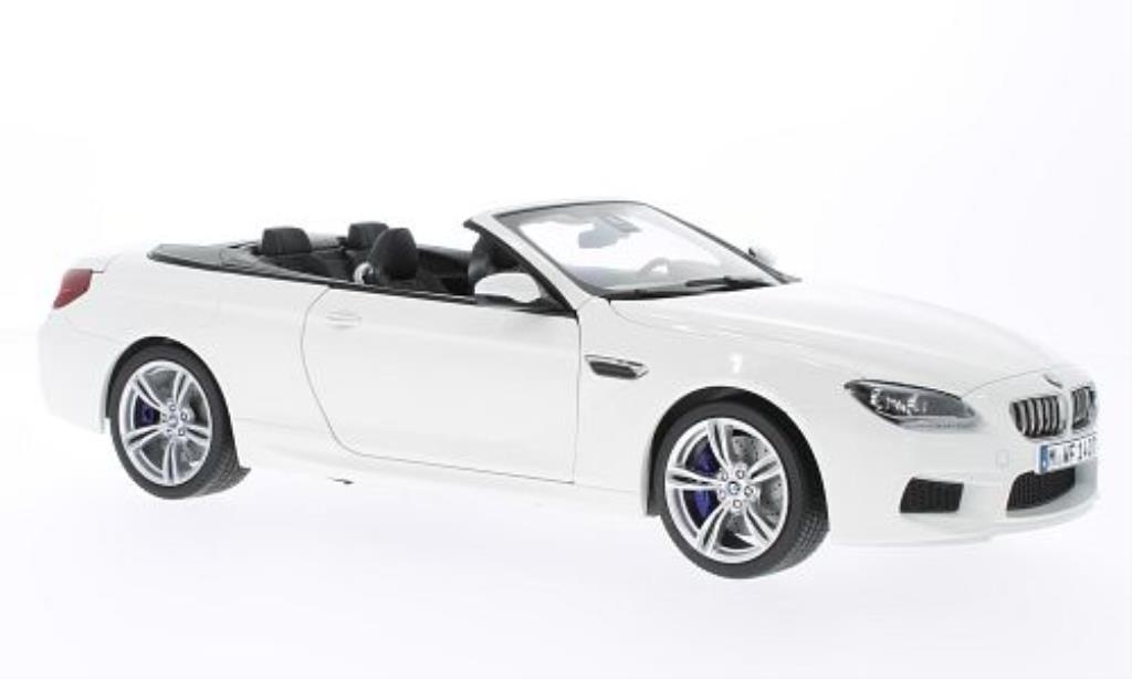 Bmw M6 F12 1/18 Paragon F12 M white diecast model cars