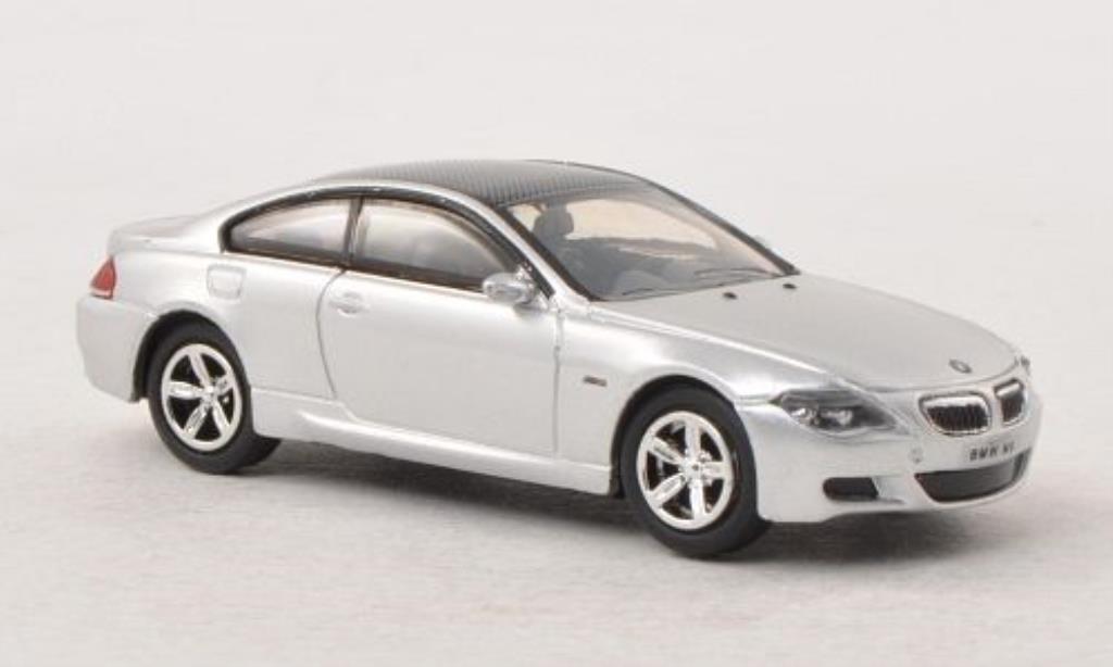 Bmw M6 E63 1/87 Busch E63 grey/carbon 2005 diecast model cars