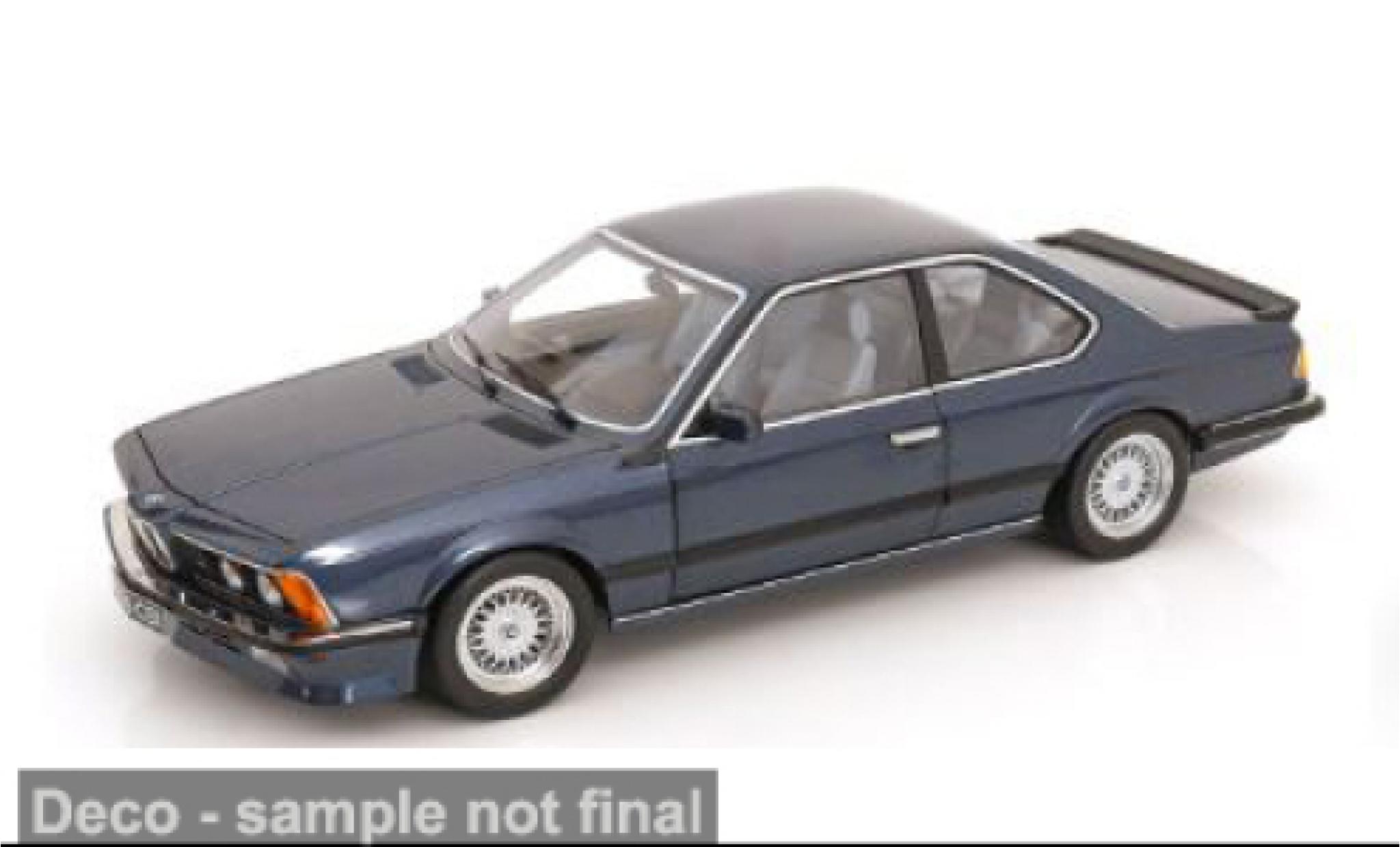 Bmw M635 1/12 KK Scale CSi (E24) blue 1987 1:12 diecast model cars