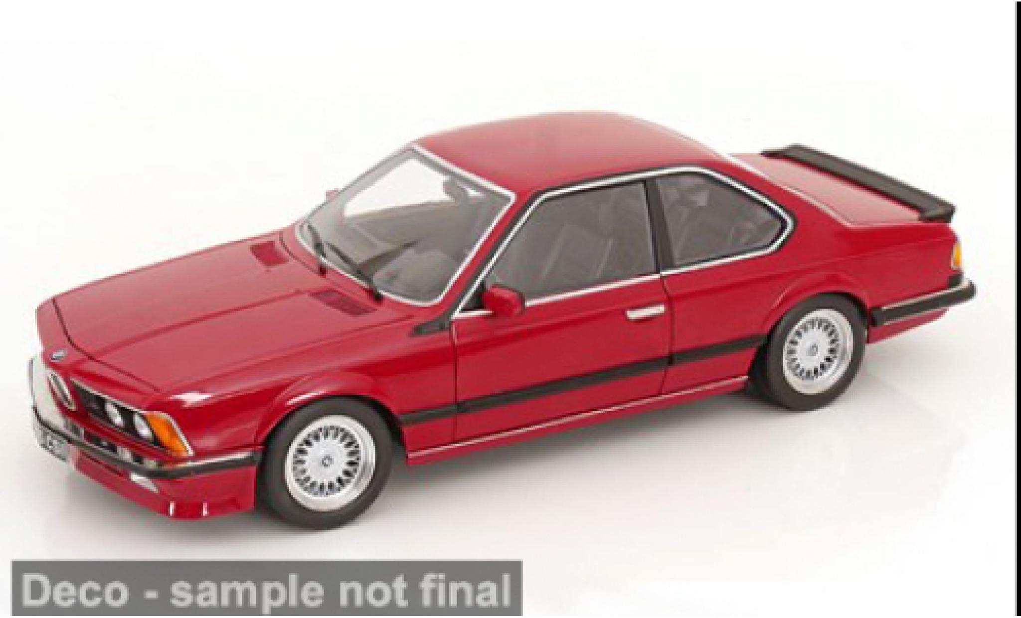 Bmw M635 1/12 KK Scale CSi (E24) red 1987 1:12 diecast model cars