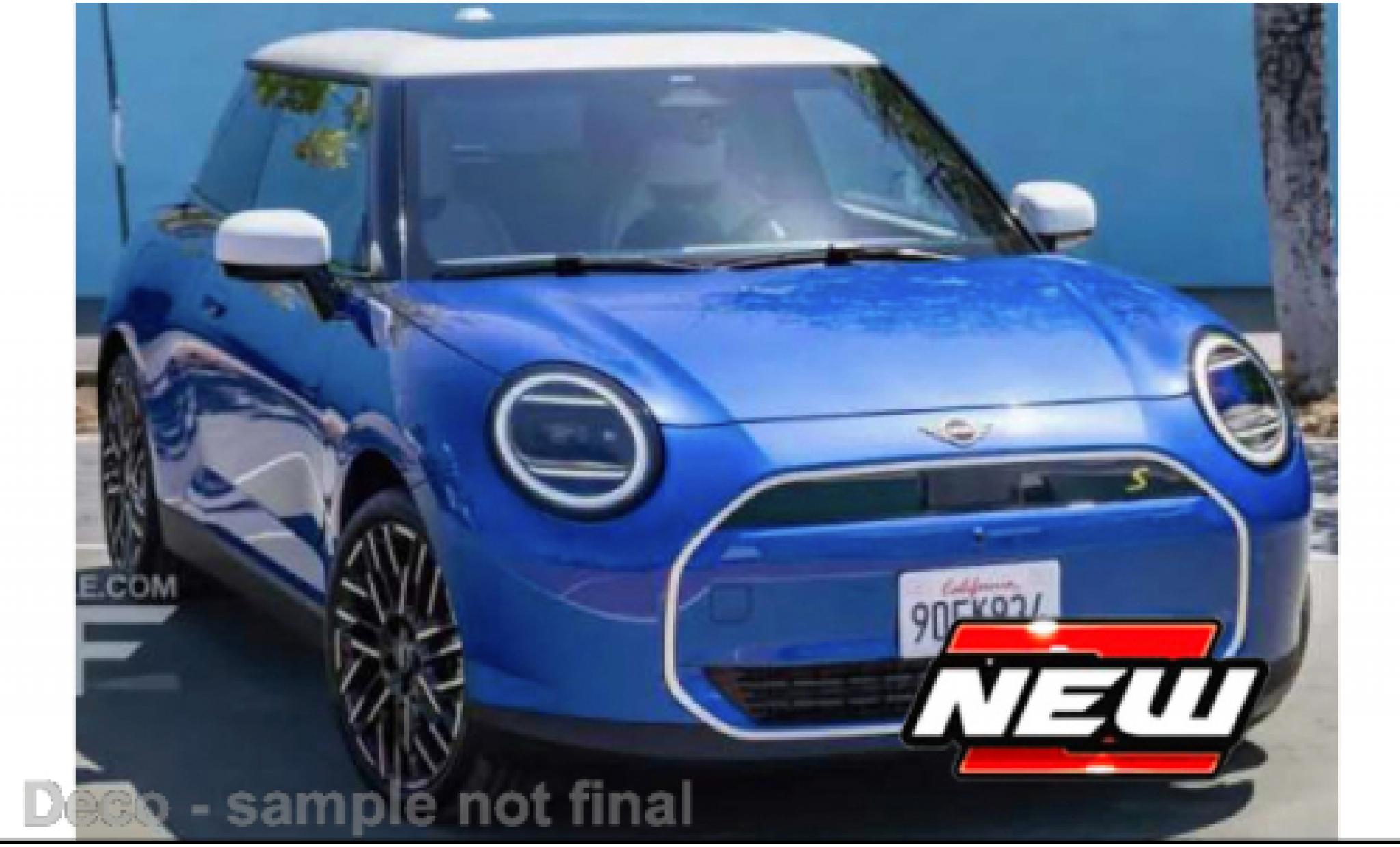Mini Cooper 1/24 Maisto Bmw SE blue 1:24 diecast model cars