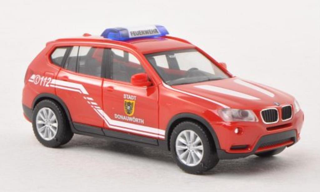 Bmw X3 F25 1/87 Herpa F25 Fire brigade Donauworth diecast model cars