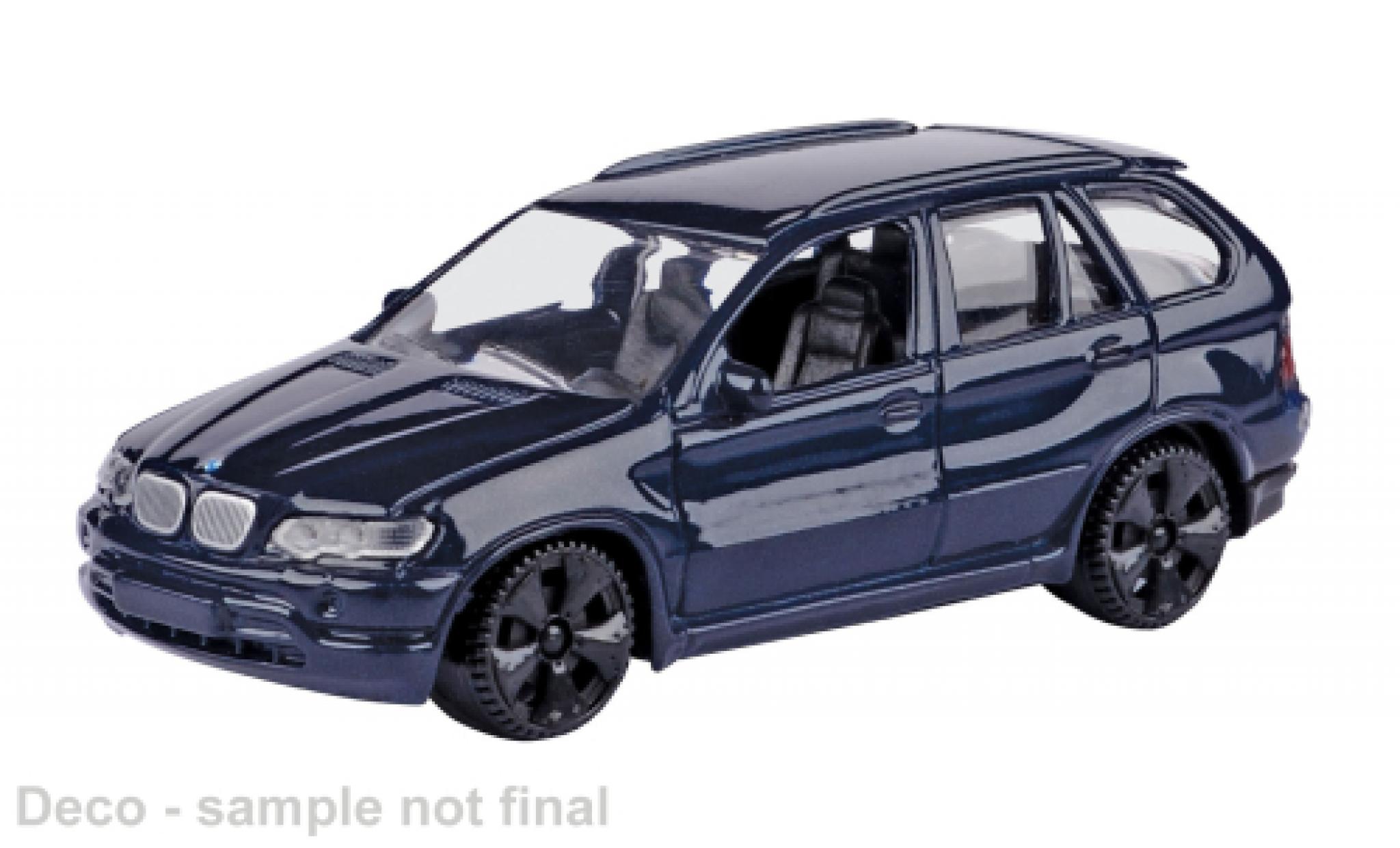 Bmw X5 1/43 Motormax blue 1:43 diecast model cars