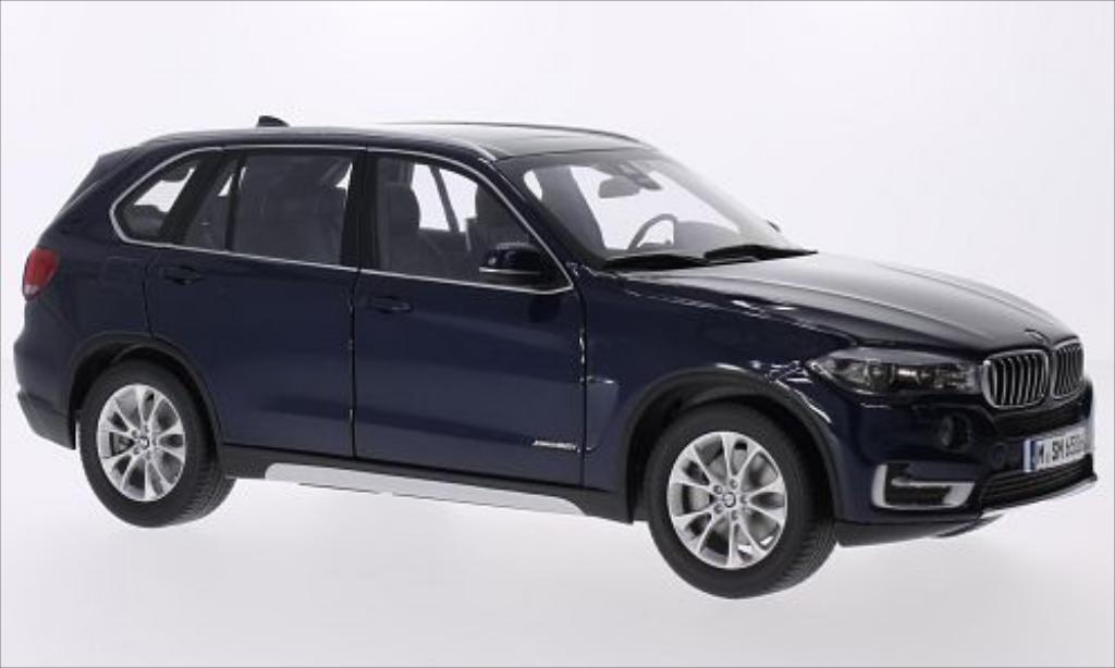 Bmw X5 F15 1/18 Paragon F15 metallic blue diecast model cars