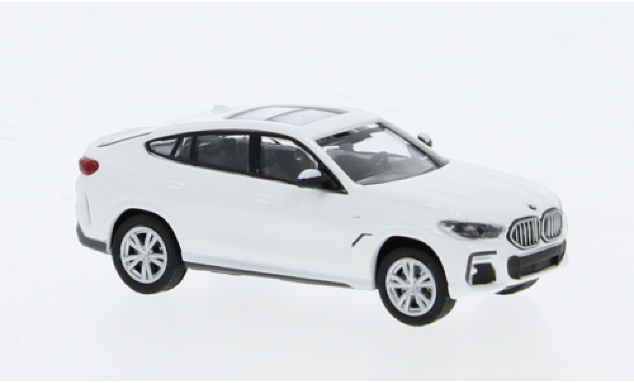 Bmw X6 1/87 Minichamps white 1:87 diecast model cars