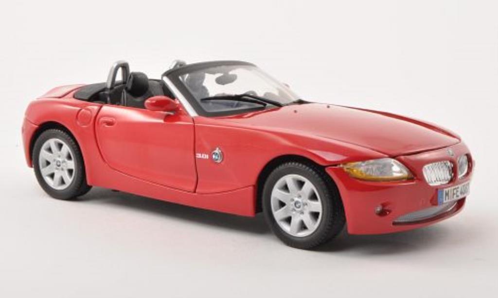 Bmw Z4 E85 1/18 Motormax E85 red 2008 diecast model cars
