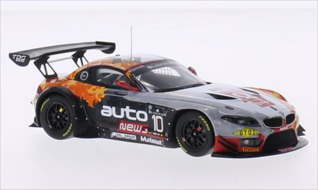 Bmw Z4 E89 1/43 Minichamps E89 GT3 No.10 Team TDS Racing 24h Spa 2014 /O.Pla diecast model cars