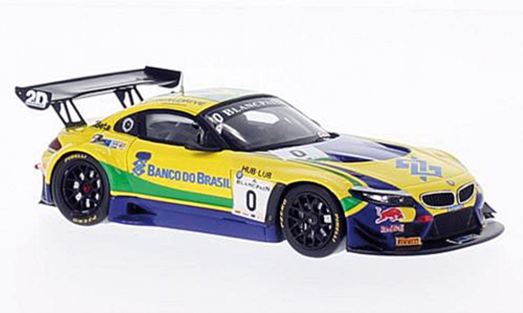 Bmw Z4 E89 1/43 Spark E89 GT3 No.0 Team Brasil Blancpain 2014 /S.Jimenez diecast model cars