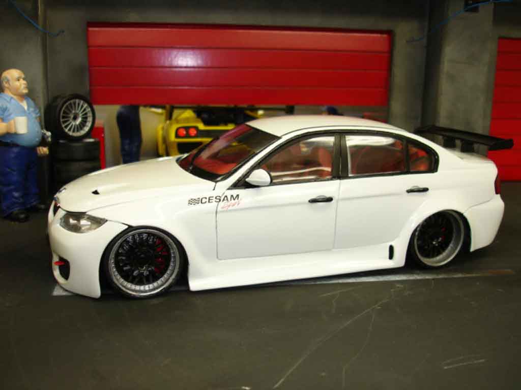 Bmw 330 E90 1/18 Welly E90 jantes bbs preparation route tsw diecast model cars