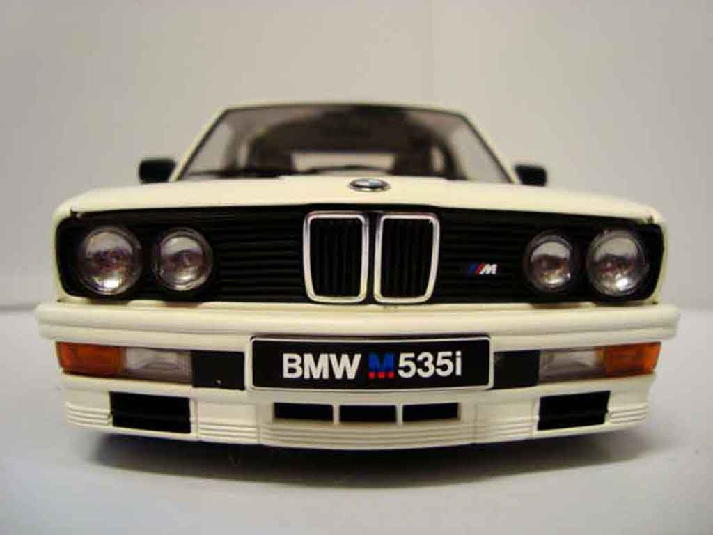 Bmw 535 tuning M i 1985 jantes bbs 1/18 Autoart
