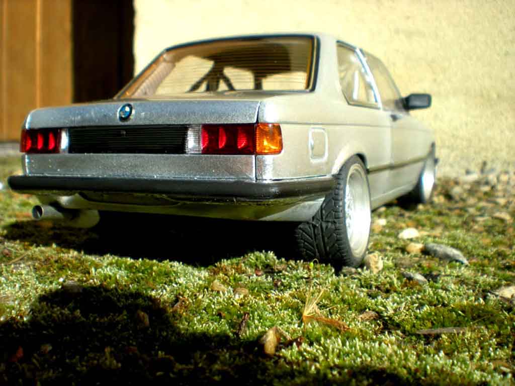 Bmw 323 tuning e21 swap moteur bmw 653m german look 1977 1/18 Autoart