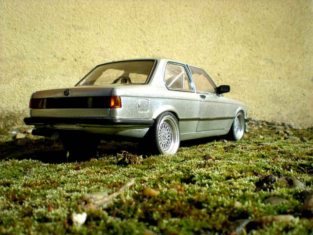 Bmw 323 tuning e21 swap moteur bmw 653m german look 1977 1/18 Autoart
