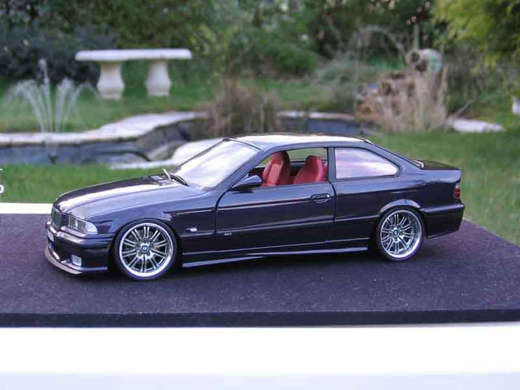 Bmw M3 Coupe E36 purple jantes m3 a deport 1/18 Ut Models