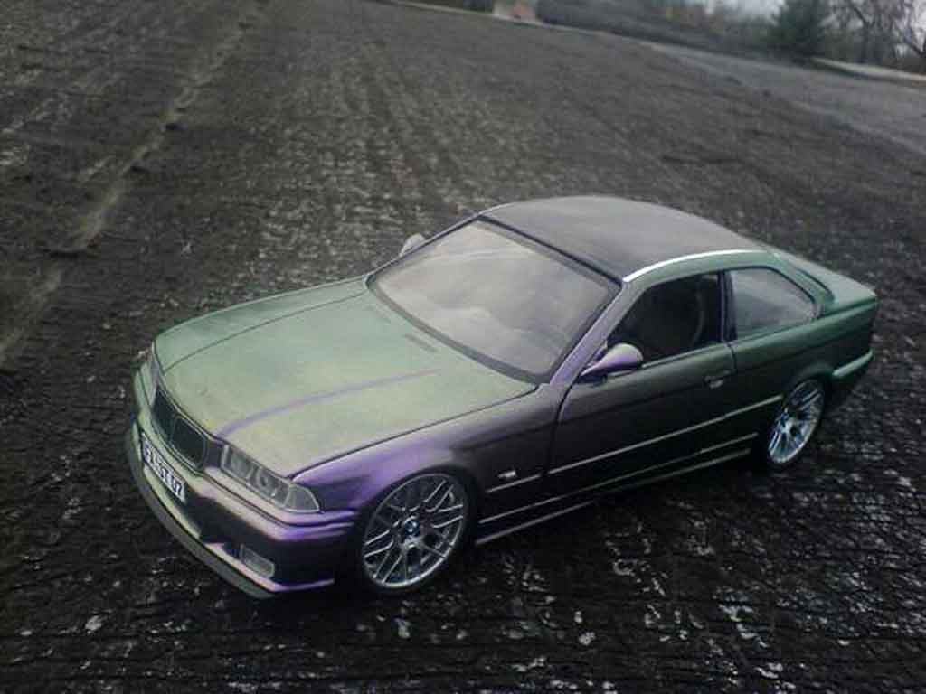 Bmw M3 coupe E36 peinture cameleon jantes m5 1/18 Ut Models