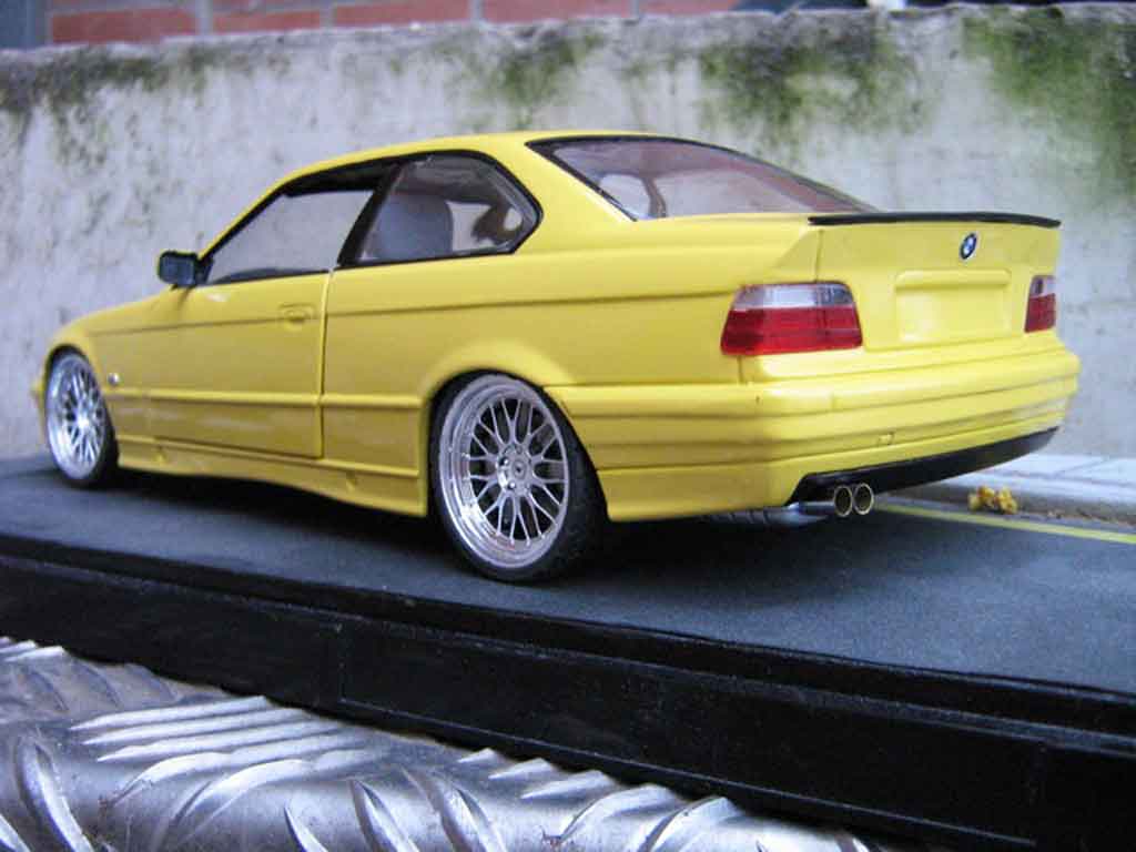 Bmw M3 E36 1/18 Ut Models jaune E36 jantes bbs le mans feux arriere 3.2 diecast model cars